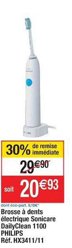 brosse à dents électrique sonicare dailyclean 1100 philips