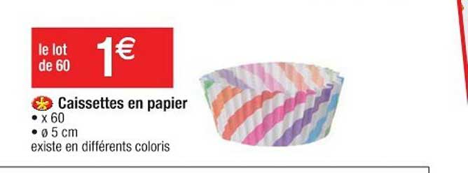 caissettes en papier