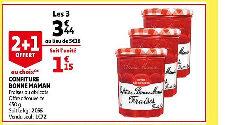 confiture bonne maman
