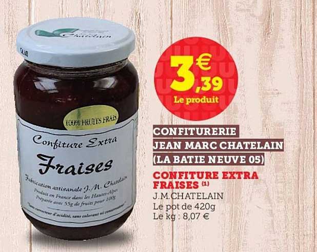 Confiture Extra Fraises
