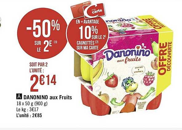 Danonino Aux Fruits