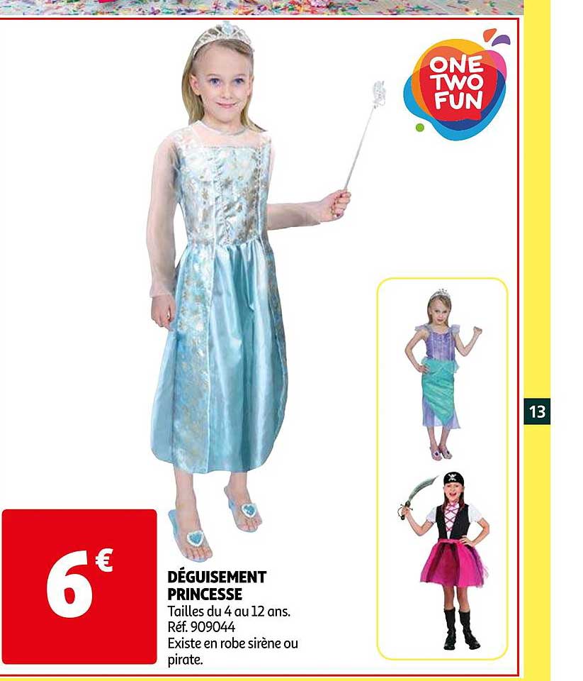 déguisement princesse one two fun