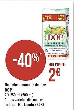 Douche Amande Douce Dop
