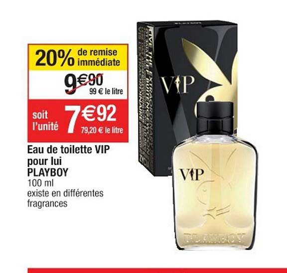 eau de toilette vip pour lui playboy