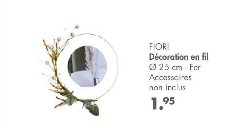 fiori décoration en fil
