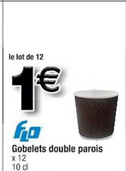 gobelets double parois flo