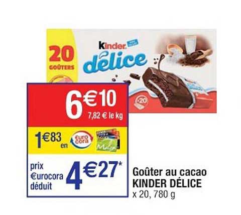 Goûter Au Cacao Kinder Délice