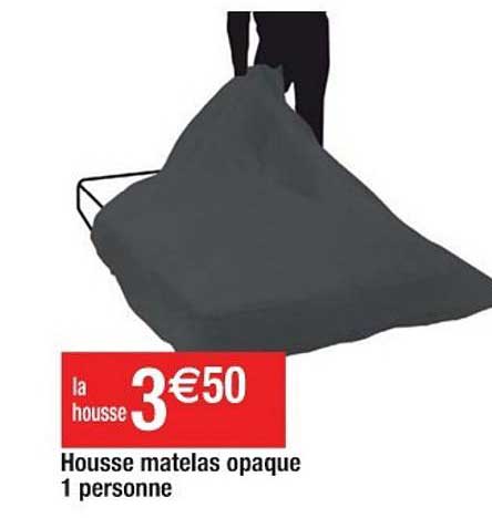 housse matelas opaque 1 personne