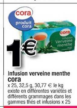 Infusion Verveine Menthe Cora