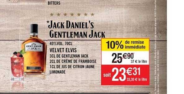 jack daniel's gentleman jack