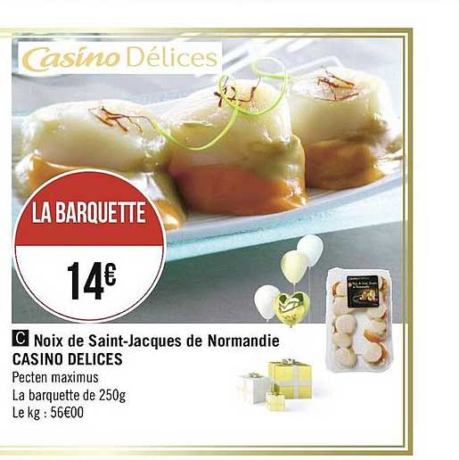 noix de saint-jacques de normandie casino délices