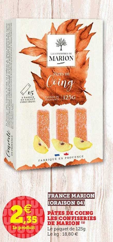 pâtes de coing les confiseries de marion