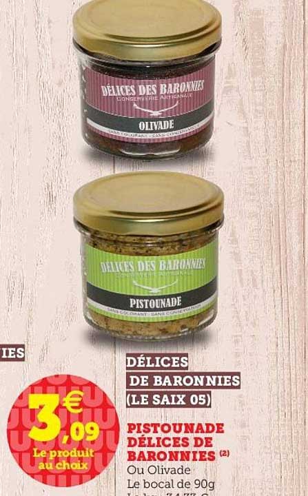 pistounade délices de baronnies