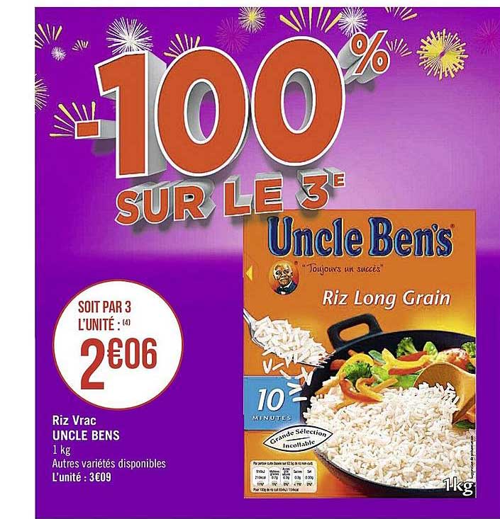 riz vrac uncle bens