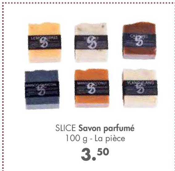 savon parfumé slice