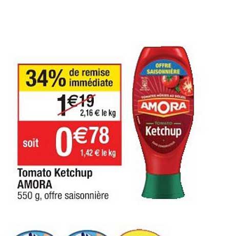 tomato ketchup amora