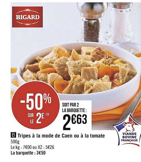 Tripes à La Mode De Caen Ou à La Tomate