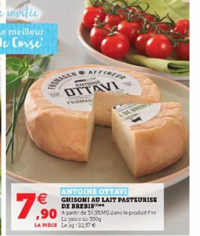 antoine ottavi ghisoni au lait pasteurise de brebis