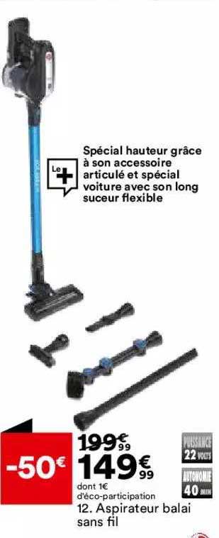 Aspirateur Balai Sans Fil