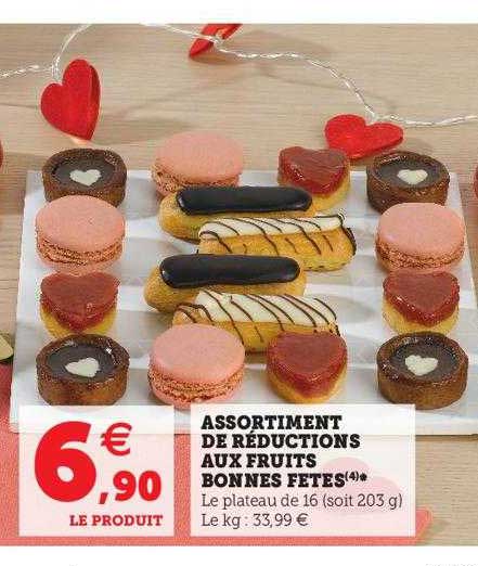 Assortiment De Réductions Aux Fruits Bonnes Fêtes