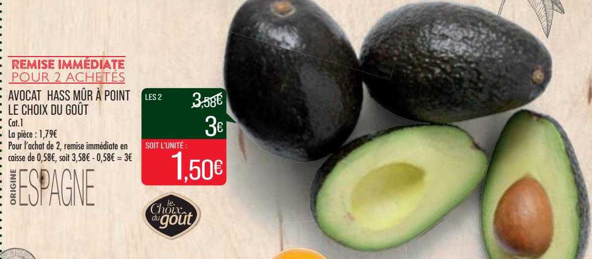 avocat hass mûr à point le choix du goût