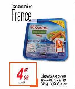 Bâtonnets De Surimi