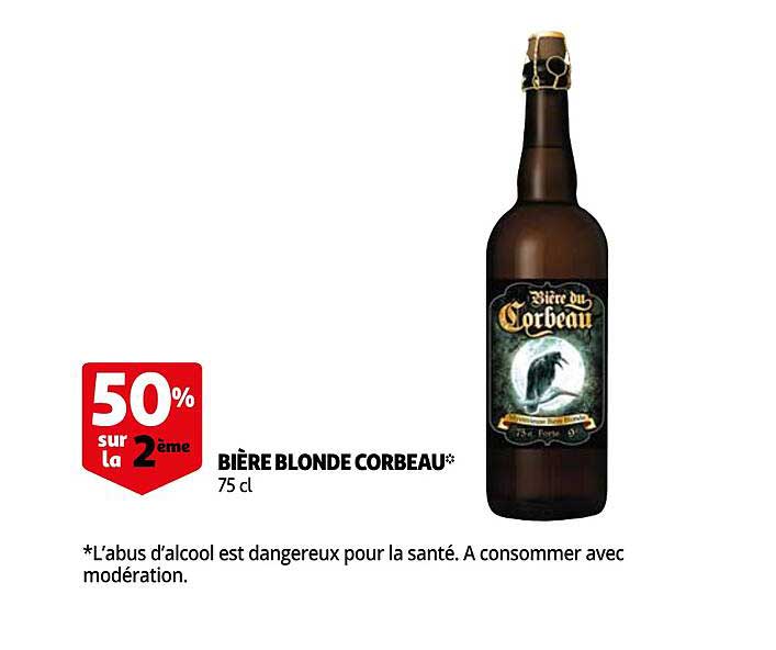 Bière Blonde Corbeau