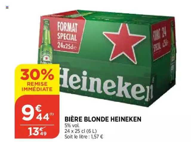 Bière Blonde Heineken