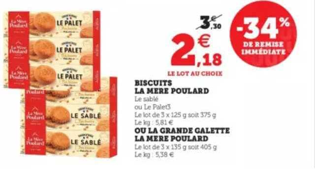 biscuits la mère poulard ou la grande galette la mère poulard