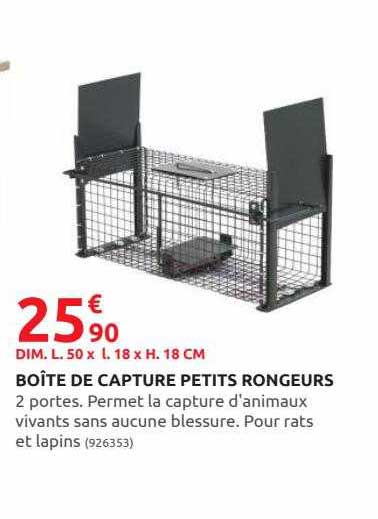 boîte de capture petits rongeurs
