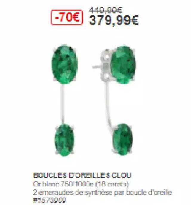 boucles d'oreilles clou