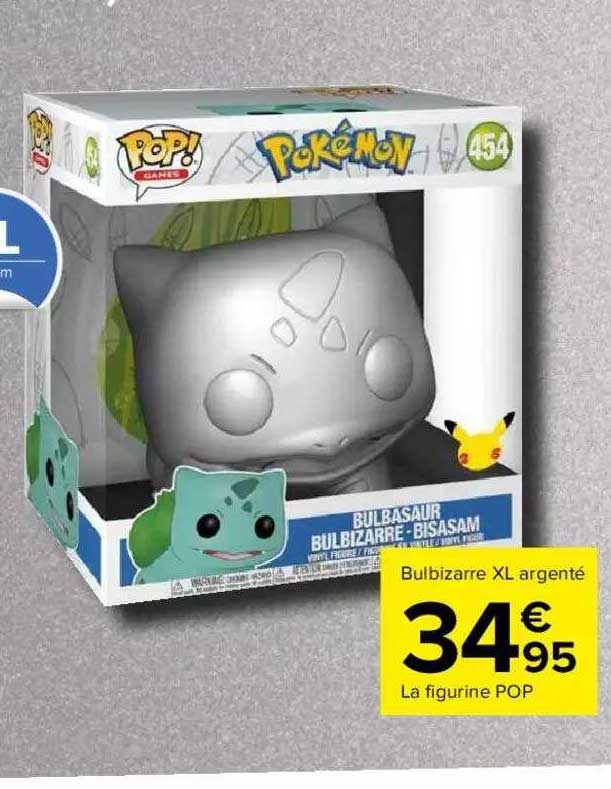 bulbizarre xl argenté