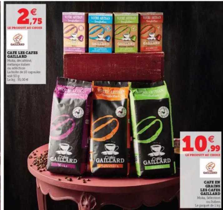 café les cafés gaillard, café en grains les cafés gaillard