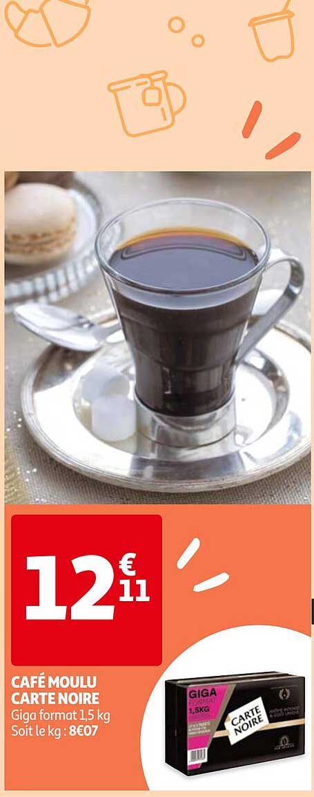 Café Moulu Carte Noire