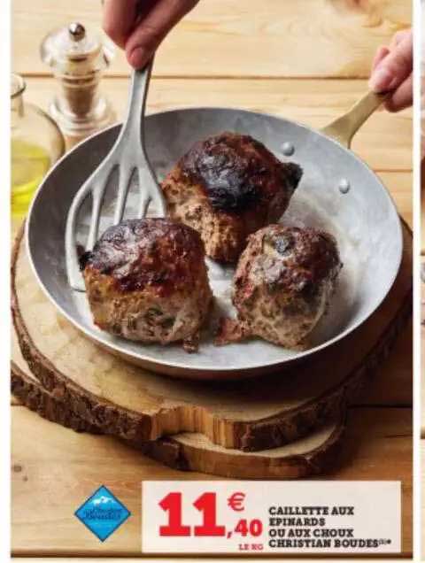 caillette aux épinards ou aux choux christian boudes