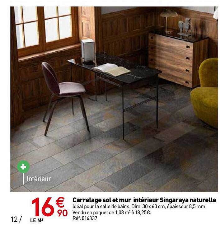 Carrelage Sol Et Mur Intérieur Singraya Naturelle