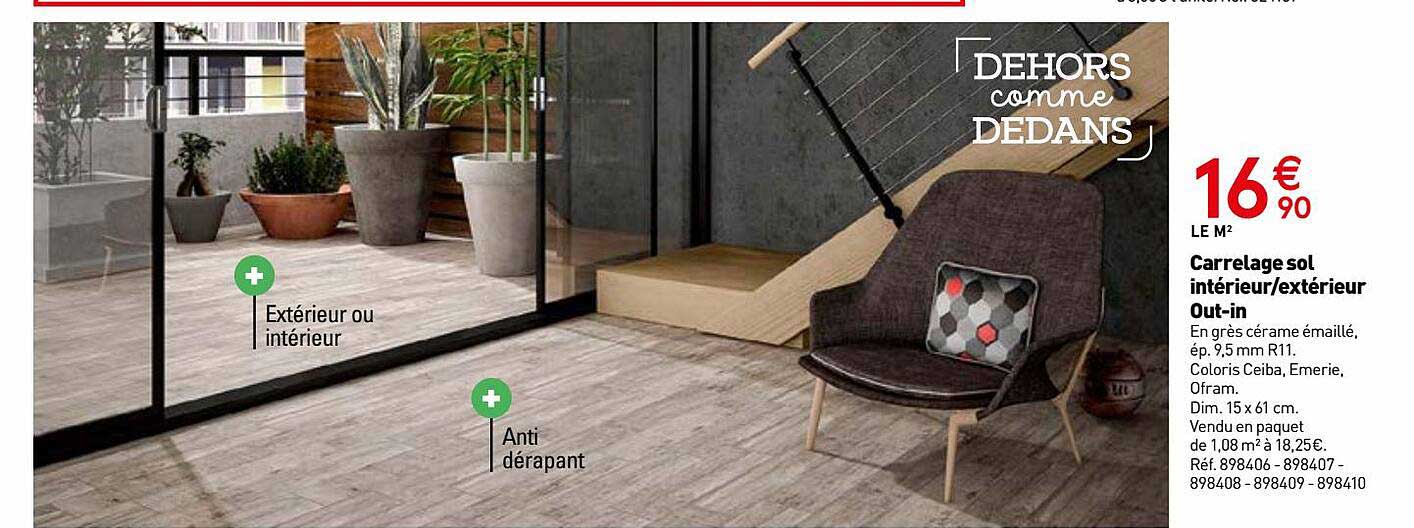 Carrelage Sol Intérieur Extérieur Out-in