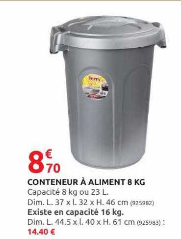 Conteneur à Aliment 8 Kg