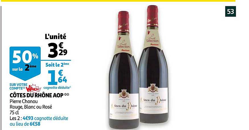 côtes du rhône aop pierre chanau