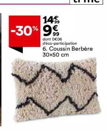 Coussin Berbère 30 X 50 Cm
