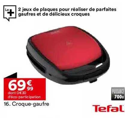 Croque-gaufre Tefal