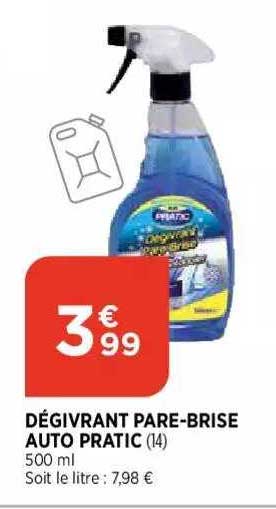 dégivrant pare-brise auto partic