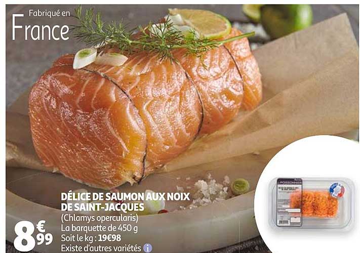 délice de saumon aux noix de saint-jacques