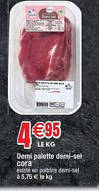 demi palette demi-sel cora