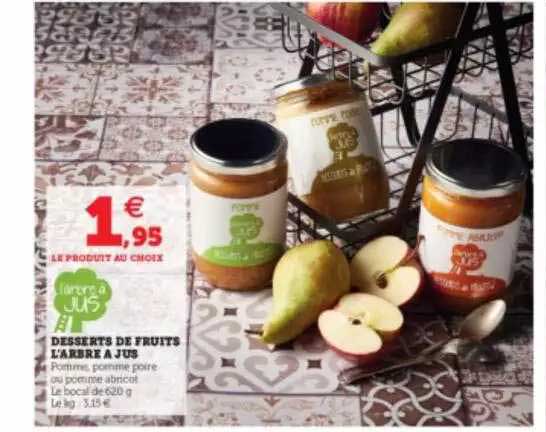 dessert de fruits l'arbre à jus