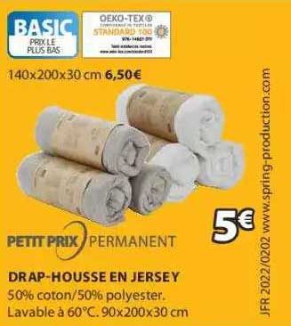 drap-housse en jersey