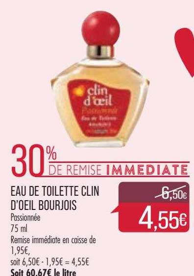eau de toilette clin d'oeil bourjois