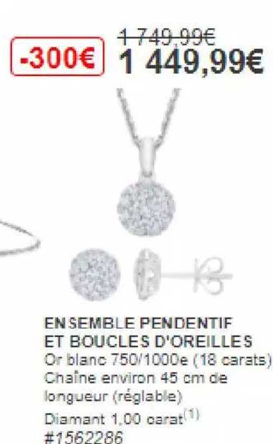 ensemble pendentif et boucles d'oreilles