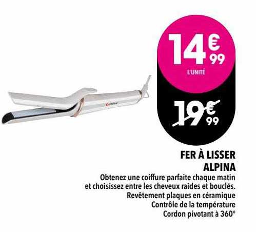 fer à lisser alpina