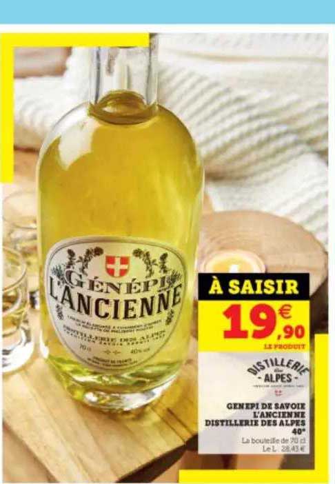 genepi de savoie l'ancienne distillerie des alpes 40°